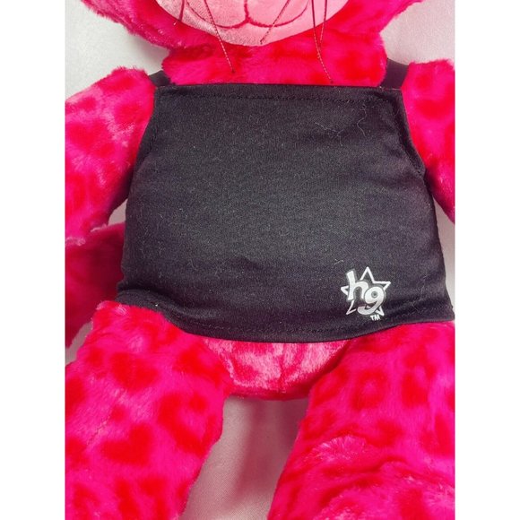 16" BUILD A BEAR PINK Sweet Scent LEOPARD Spots CAT STUFFED ANIMAL PLUSH TOY BAB - Picture 4 of 11